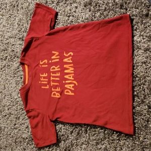 Cat & Jack boys small sleepwear top size 6/7